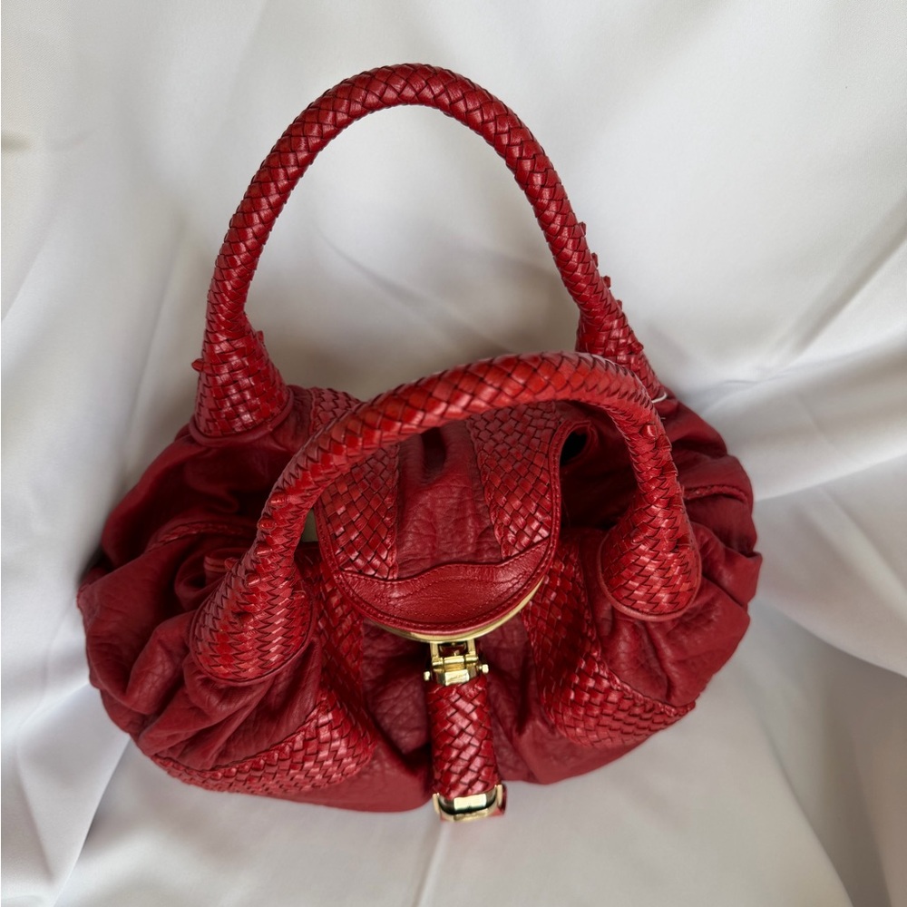 Chic Red Hobo Bag - Picture 4 of 11